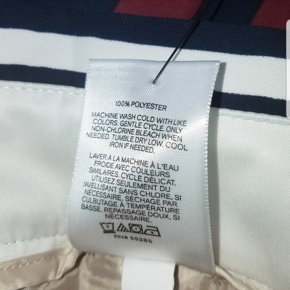 Express High Waisted Striped Sash Tied Pant - Picture 8 of 8